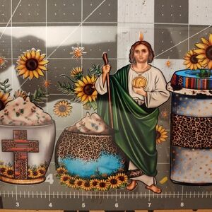 Vibrant UV DTF Cup Transfer